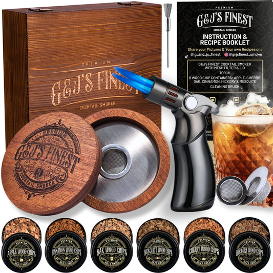 Mahogany Smoker Kit w/ Wood Box