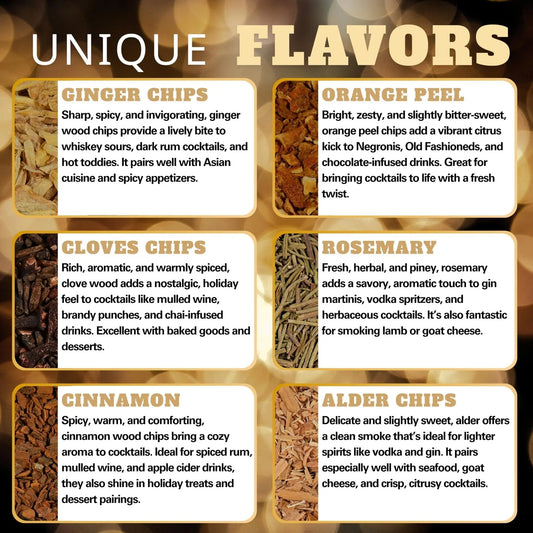 G & J's Finest Alder wood chips in a bag, showing light-colored wood shavings ideal for smoking and grilling.