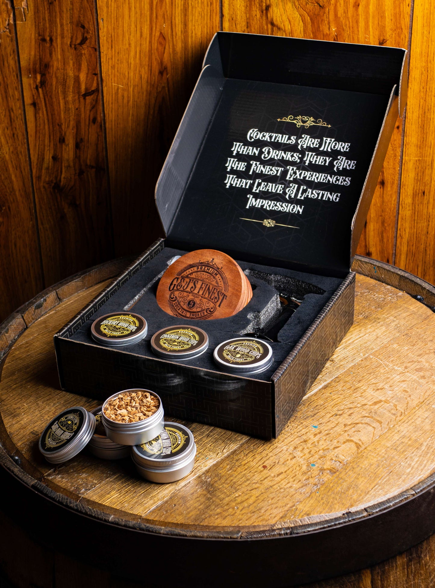 Cocktail Smoker Kit w/ Black Box