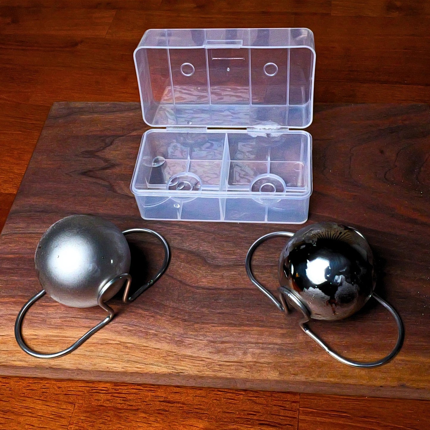 2Pk XL Espresso Cooling Balls & Freezer Container - G & J's Finest2-Pack