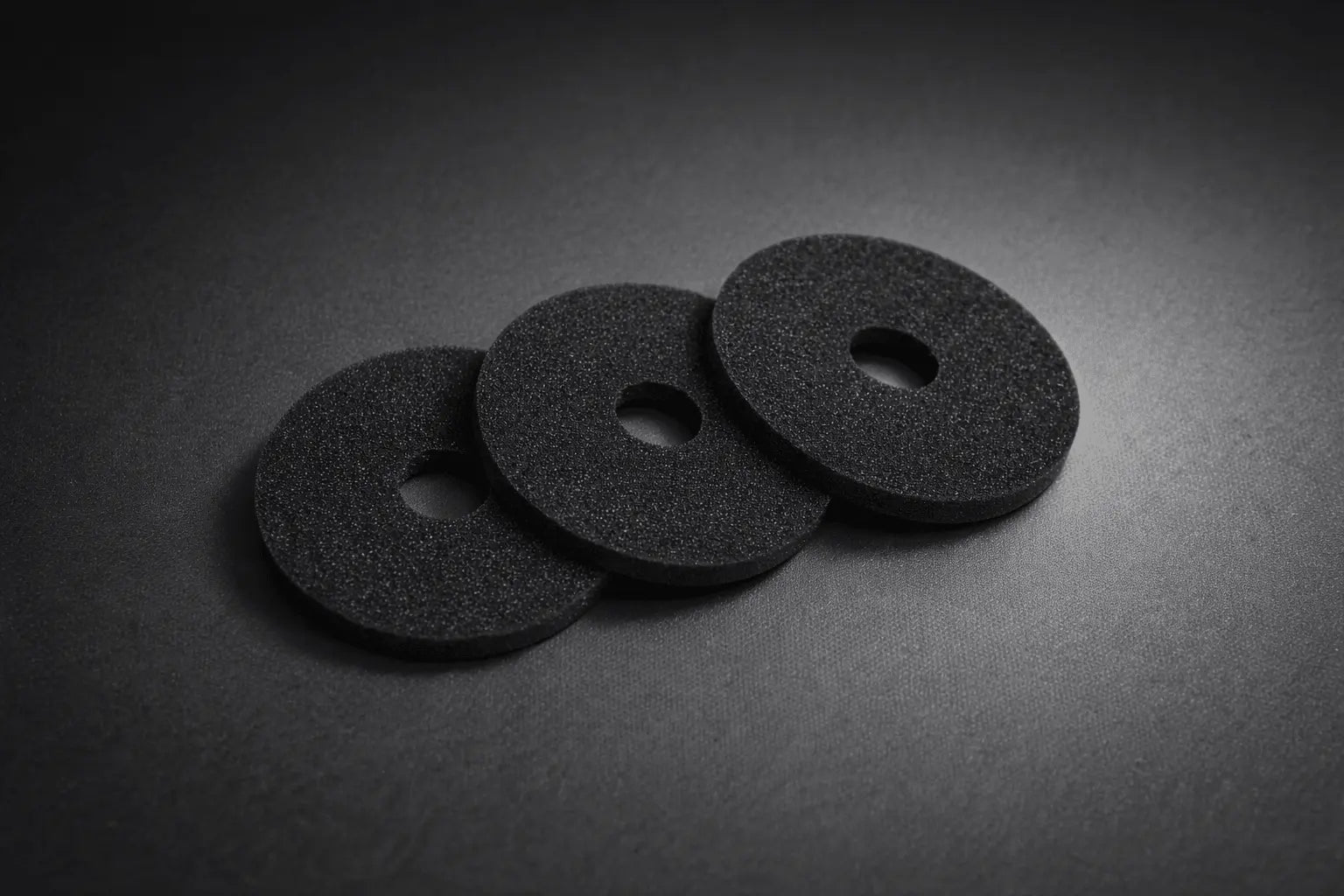 Three replacement sponges for Rimmer by G & J's Finest, showing soft, porous cleaning sponges in a set.