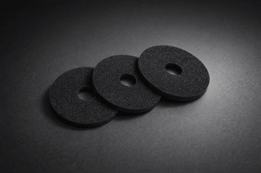 Three replacement sponges for Rimmer by G & J's Finest, showing soft, porous cleaning sponges in a set.