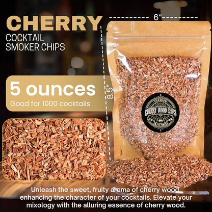 Wood Chips for Whiskey Smokers, Cocktail Smoking Guns, Smoke Boxes, or BBQ