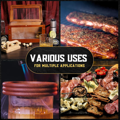 Wood Chips for Whiskey Smokers, Cocktail Smoking Guns, Smoke Boxes, or BBQ