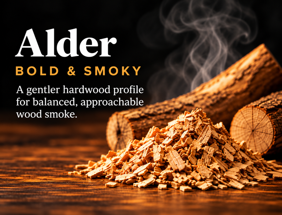 Alder smoking chips