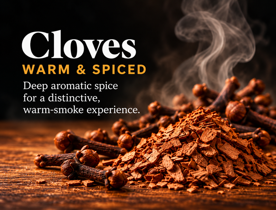 Cloves smoking aromatics