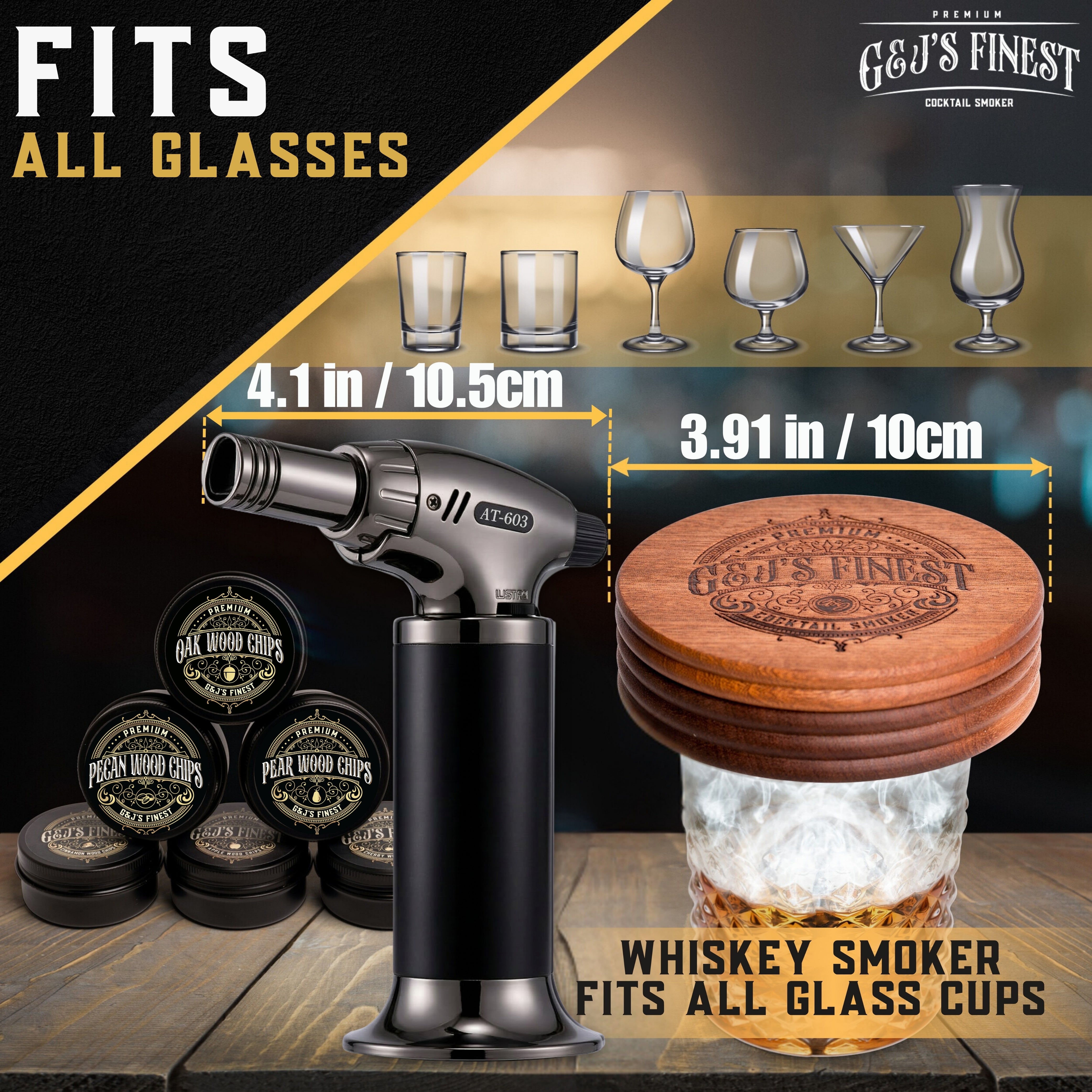 Cocktail Smoker Kit w/ Black Box – G & J's Finest