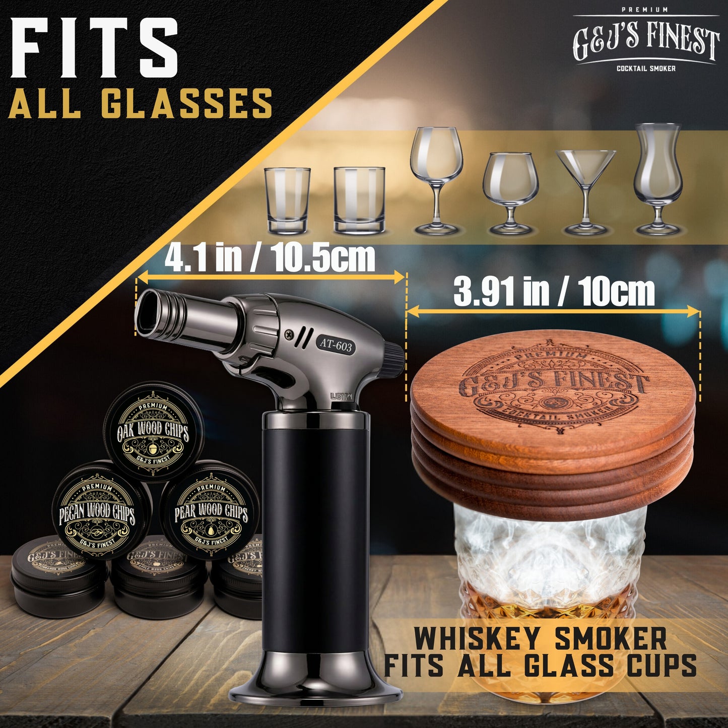 Cocktail Smoker Kit w/ Black Box
