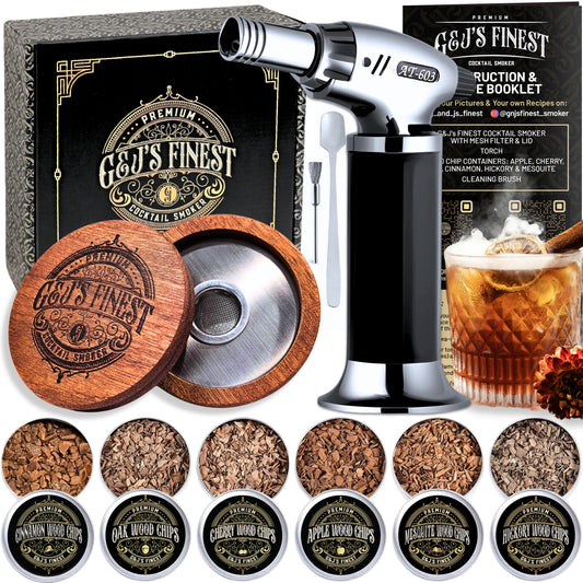 G&J's Cocktail Smoker Kit w/ Black Box