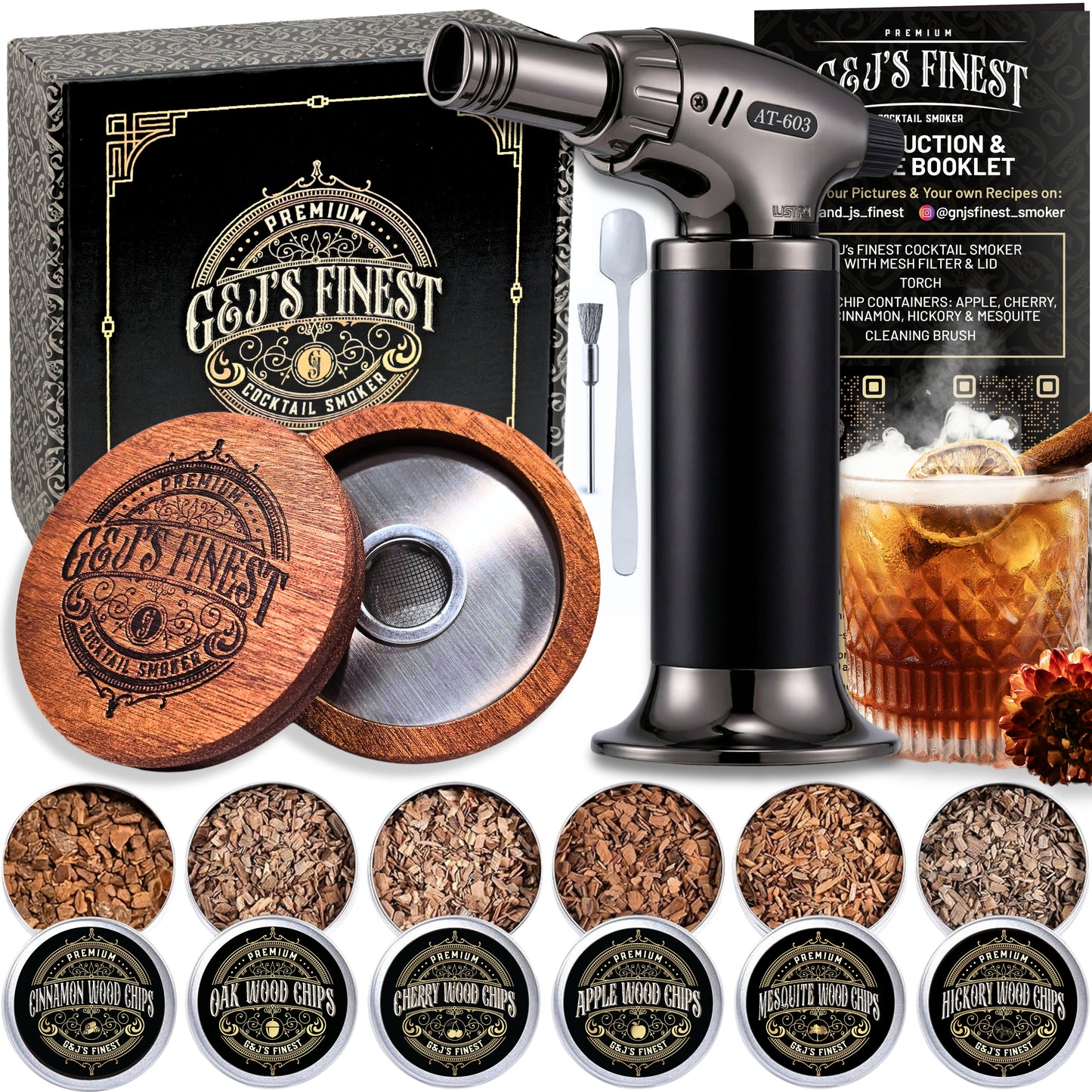 Cocktail Smoker Kit w/ Black Box