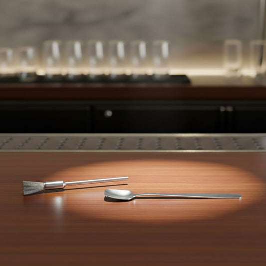 Steel Brush & Spoon