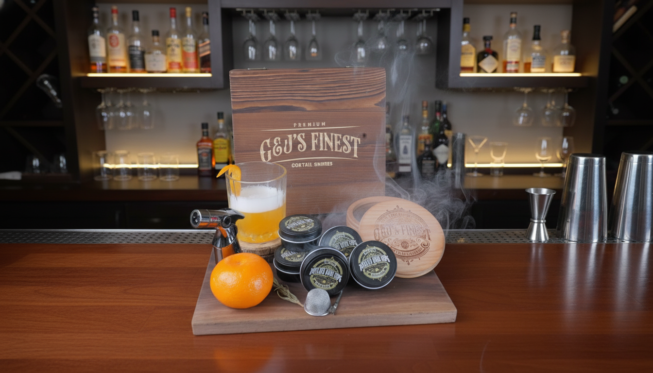 Mahogany Smoker Kit w/ Wood Box