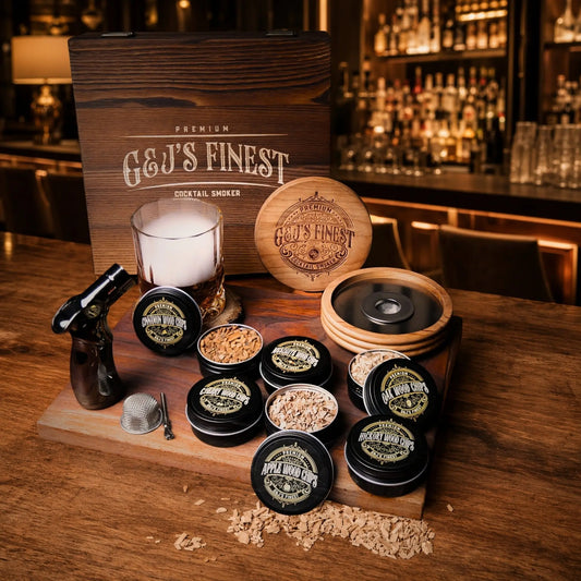 Cherrywood Whiskey Smoker Kit w/Wood Box - G & J's Finest