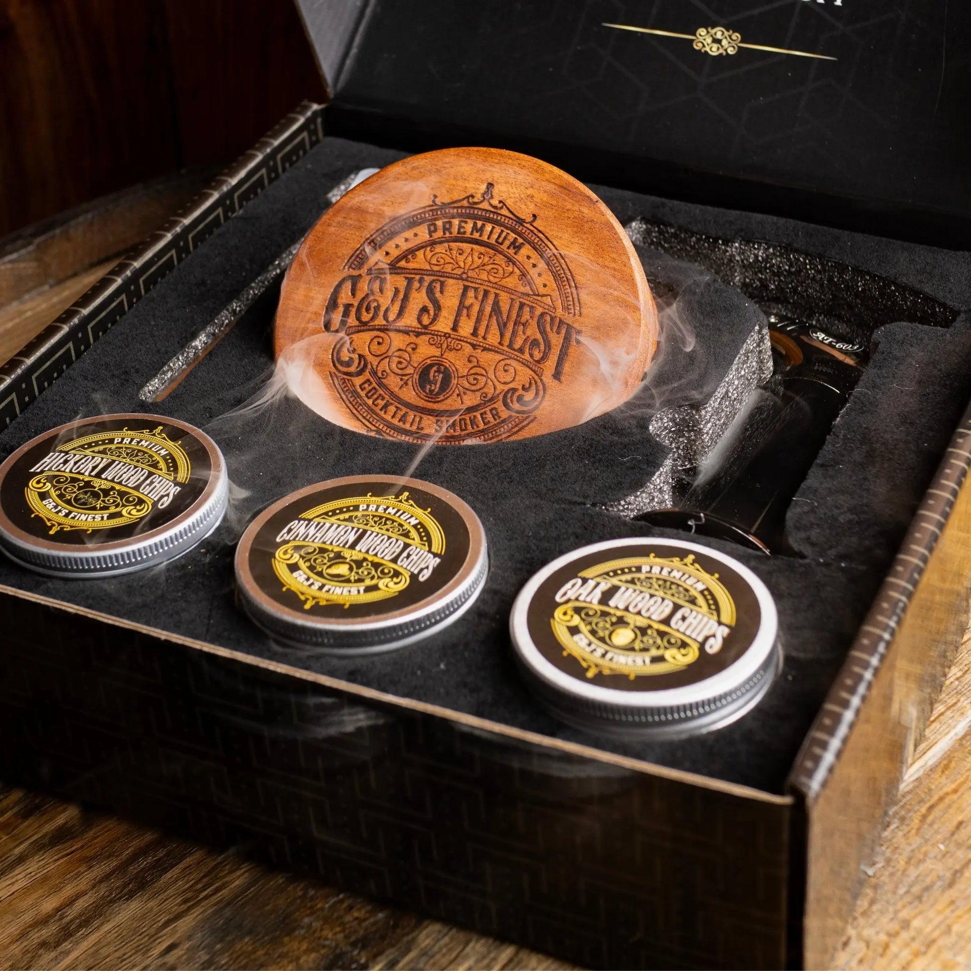 Cocktail Smoker Kit w/ Black Box - G & J's Finest