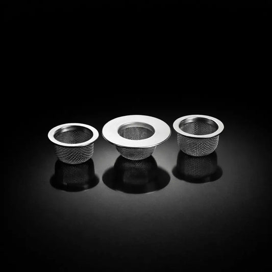 Three G & J's Finest smoker whisk filters shown in a pack, designed for use in smoking appliances to filter smoke and odors.