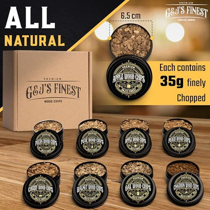 Wood Chips for Cocktail Smoker (35g Each)