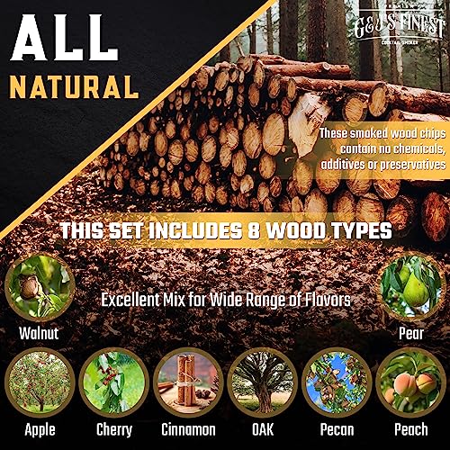 Wood Chips for Cocktail Smoker (35g Each)