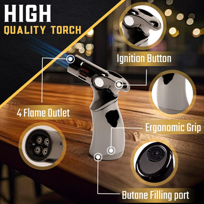 Cherry Wood Whiskey Smoker Kit (No Butane)