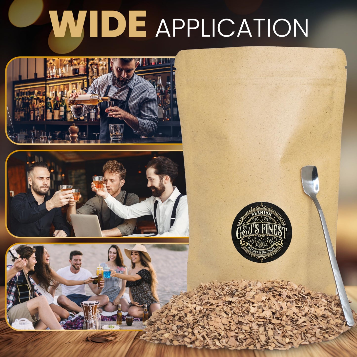 Wood Chips for Cocktail Smoker (35g Each)