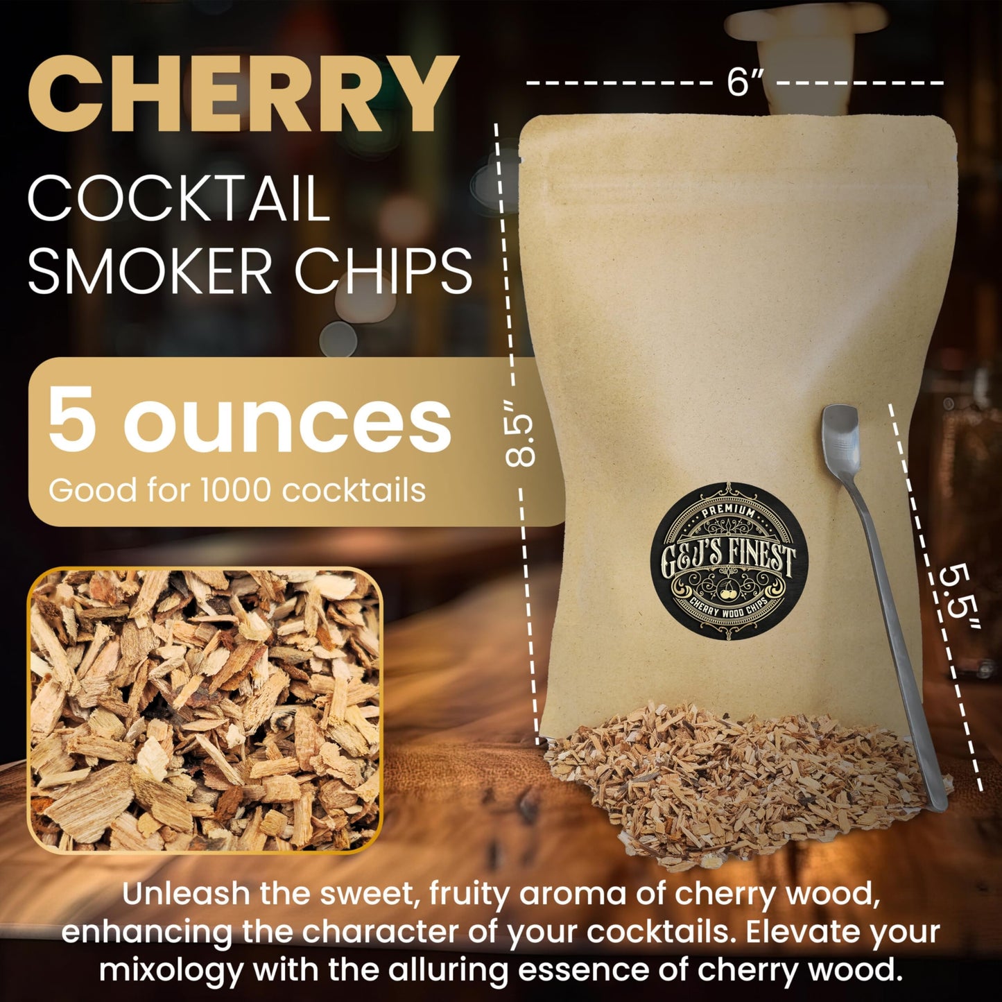 Wood Chips for Cocktail Smoker (35g Each)